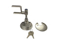 Marine Latch Face 2 7/16" Cutout 1 15/16" with Lock Kit (missing Hardware)