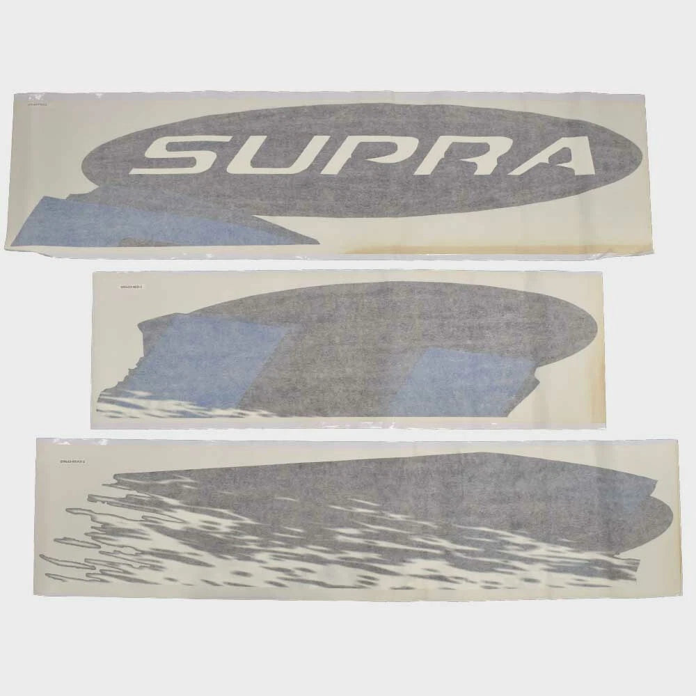 Supra Boat Brand Logo Decal Stickers 108207 - World Edition (set of 3)