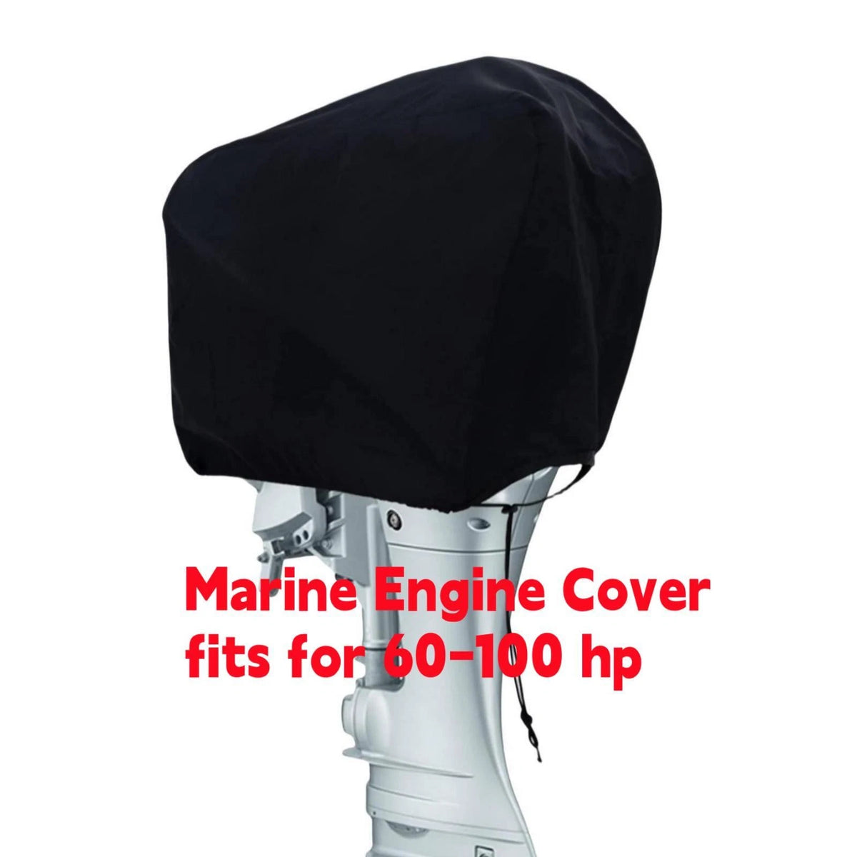 Boat Outboard Motor Engine Storage Waterproof Canvas Cover for 60-100HP