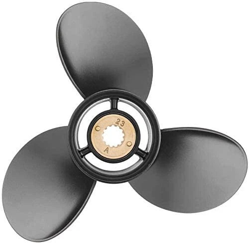 10.875 X 11 Outboard Propeller 13 Spline for Mercury 25-70 HP, 48-85632A40, RH