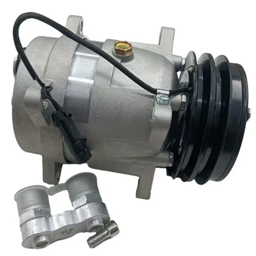12V 132mm V5 A/C Compressor 2938-07-1260 3684945M91 for Komatsu WB156-5 WB146-5
