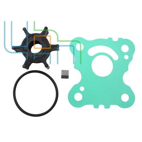Water Pump Impeller Kit Fits Honda Outboard 8/9.9/15/20 HP 06192-ZW9-000