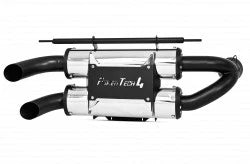 MBRP Dual Stacked Slip on System with Performance Muffler for Polaris RZR 900