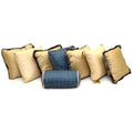 Chaparral Boat Pillow Set - Blue Gold 15 Inch (set of 8)
