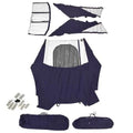 Formula Boat Curtain Kit 256621 - 279 SA Navy Blue 116285046 (6PC)